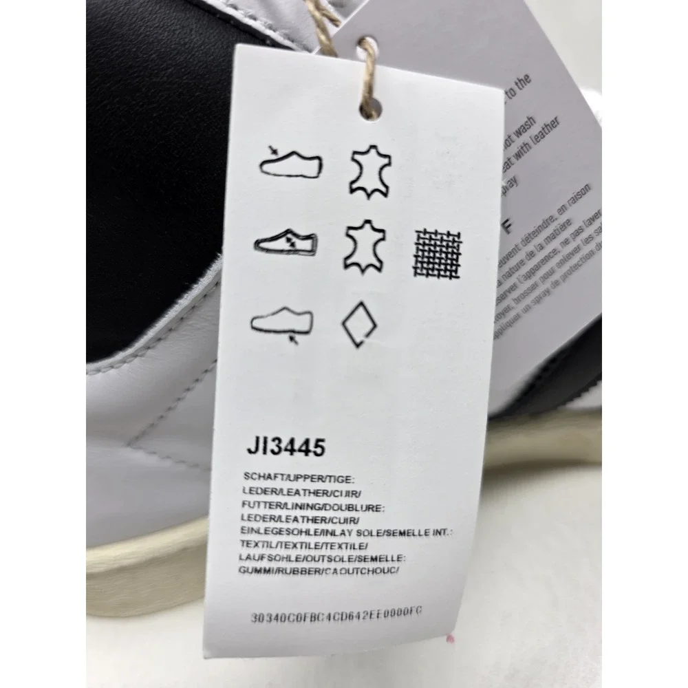 adidas Originals Jabbar Hi Cloud White Core Black Leather JI3445 Men Size 12 New